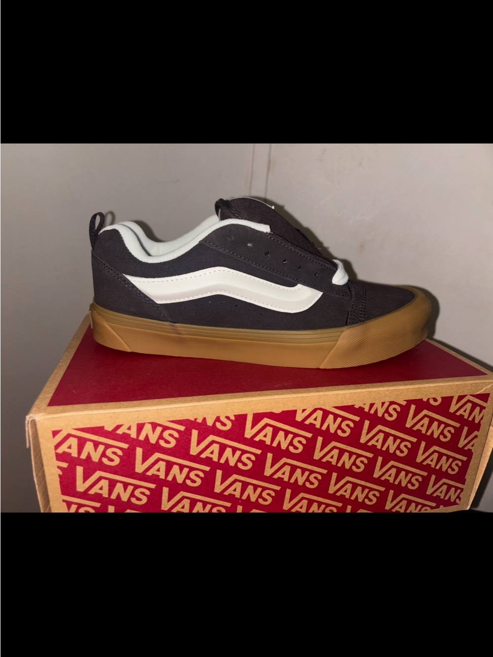 Vans Old Skool Low Top Sneakers in Black, White & Gum